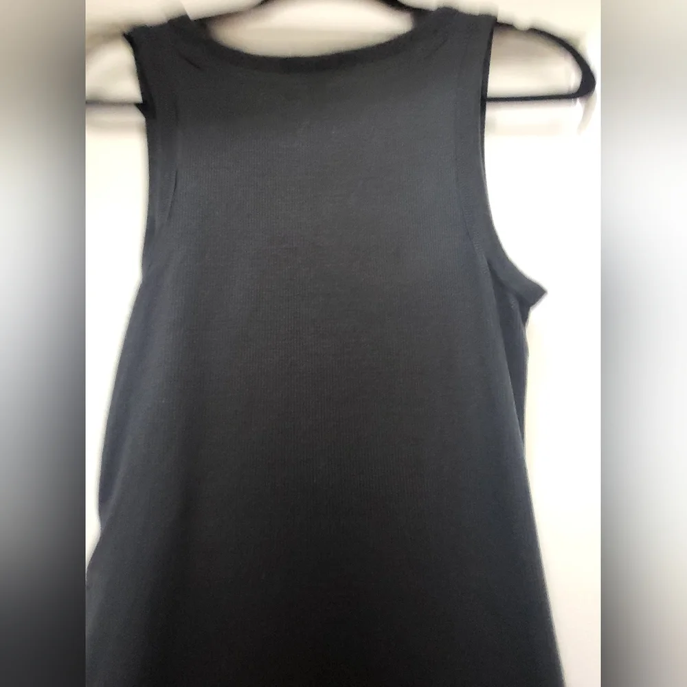 J. Crew Black Ruched Midi Dress